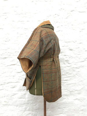 *50% SALE* - Lined tailed jacket/brown