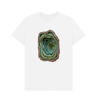 White Printed T-shirt Front