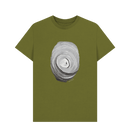 Moss Green Printed T-shirt Front