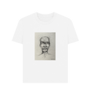 White Printed T-shirt Front