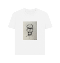 White Printed T-shirt Front