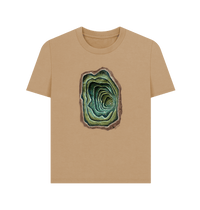 Sand Printed T-shirt Front