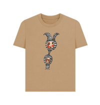 Sand Printed T-shirt Front
