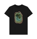 Black Printed T-shirt Front