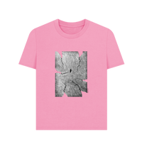 Rose Pink Printed T-shirt Front