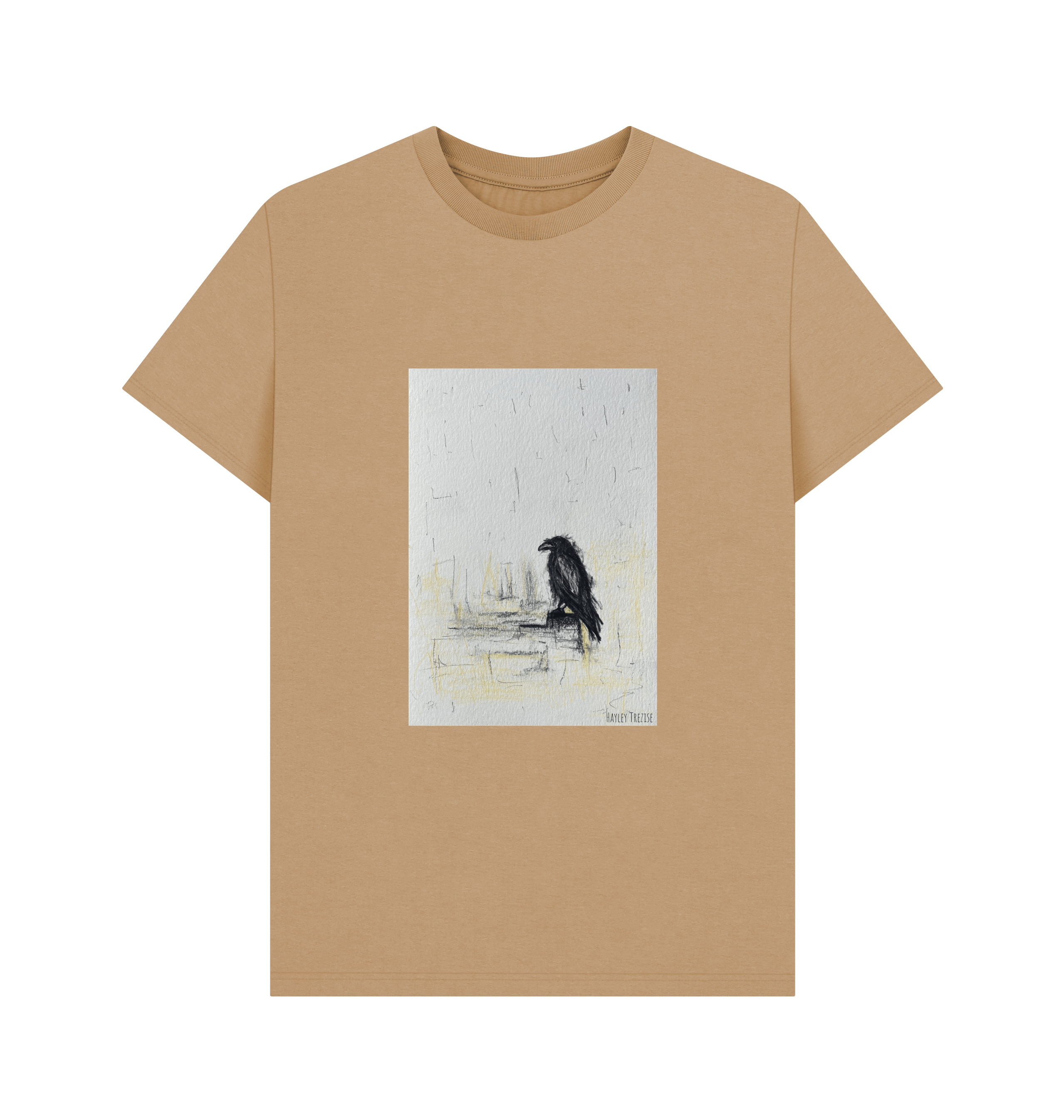 Sand Printed T-shirt Front