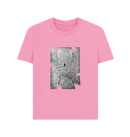 Rose Pink Printed T-shirt Front