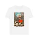 White Printed T-shirt Front
