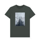 Dark Grey Printed T-shirt Front