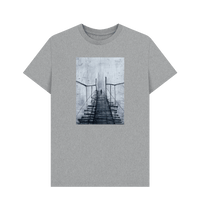 Athletic Grey Printed T-shirt Front