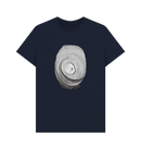 Navy Blue Printed T-shirt Front