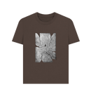Chocolate Printed T-shirt Front