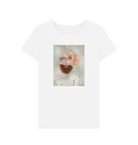 White Printed T-shirt Front
