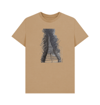 Sand Printed T-shirt Front