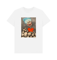 White Printed T-shirt Front