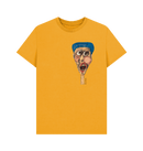 Mustard Printed T-shirt Front