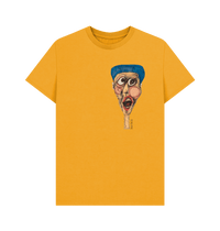 Mustard Printed T-shirt Front
