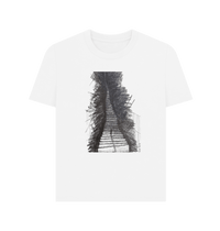 White Printed T-shirt Front