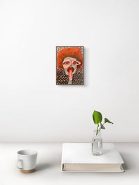 Will you be my valentine -A6 painting