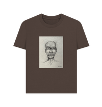 Chocolate Printed T-shirt Front