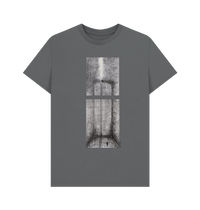 Slate Grey Printed T-shirt Front
