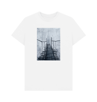 White Printed T-shirt Front