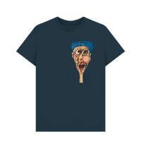 Denim Blue Printed T-shirt Front