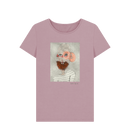 Mauve Printed T-shirt Front