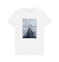 White Printed T-shirt Front
