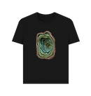 Black Printed T-shirt Front