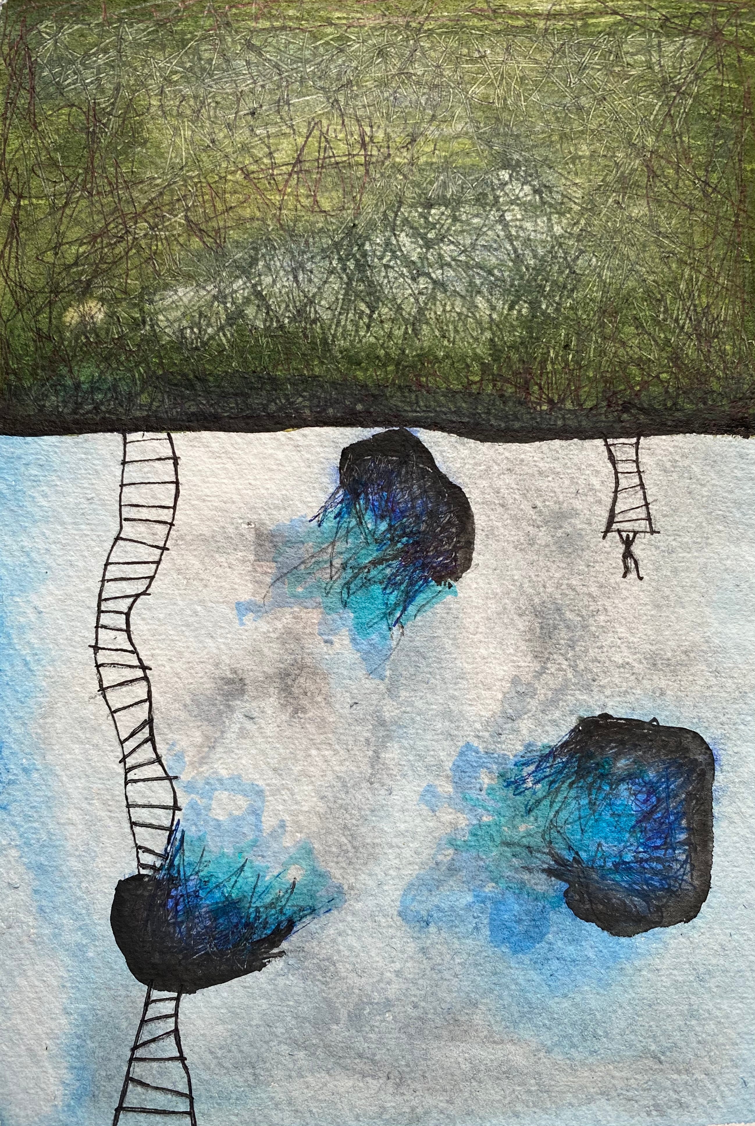 Earth Embrace - painting
