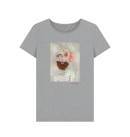 Athletic Grey Printed T-shirt Front