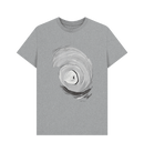 Athletic Grey Printed T-shirt Front
