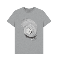 Athletic Grey Printed T-shirt Front