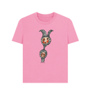 Rose Pink Printed T-shirt Front