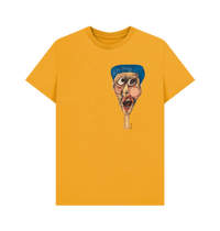 Mustard Printed T-shirt Front
