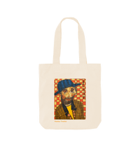 Natural Printed Bag Front