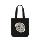 Black Printed Bag Front