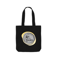 Black Printed Bag Front