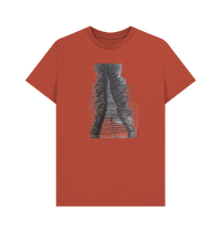 Rust Printed T-shirt Front