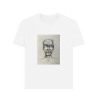 White Printed T-shirt Front
