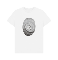 White Printed T-shirt Front