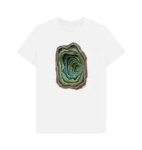 White Printed T-shirt Front