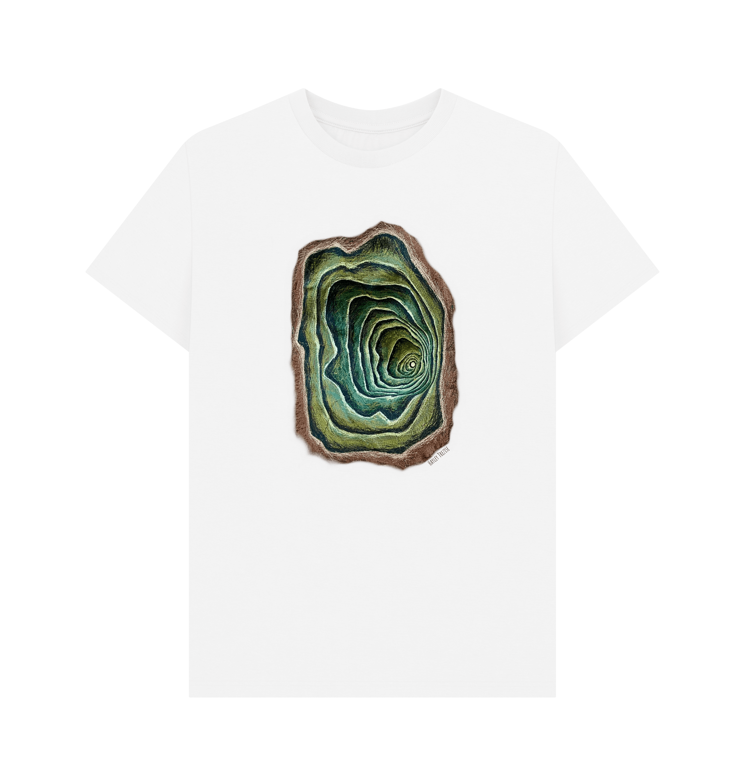White Printed T-shirt Front