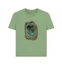 Sage Printed T-shirt Front