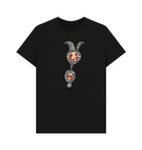 Black Printed T-shirt Front