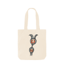 Natural Printed Bag Front