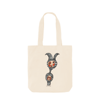 Natural Printed Bag Front