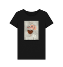 Black Printed T-shirt Front