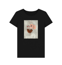 Black Printed T-shirt Front